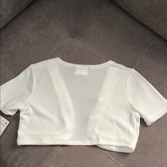 Sweet charmers Elegant White Ruffle Bolero - Picture 5 of 6